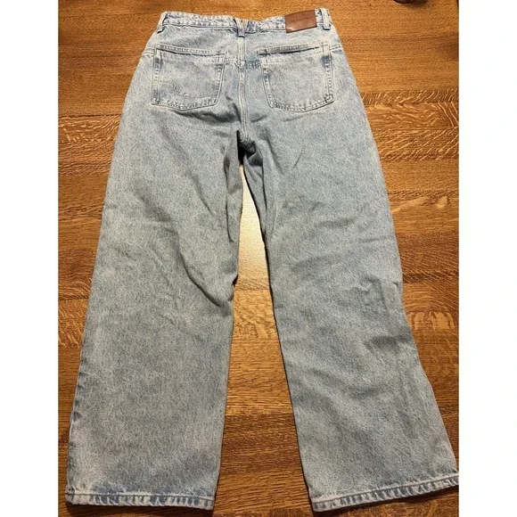 We The Free Blue Denim Deep Trance Sweet Dreams Dropped Boyfriend Jeans 28 - Picture 8 of 11